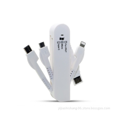 Yijiashishang Hot Sale 3 In 1 Swiss Army Knife Usb Multi Charger Cable For Android Micro usb,iPhone and USB C Mobile Devices